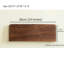 Tablette flottante en bois de noyer noir-1445965773