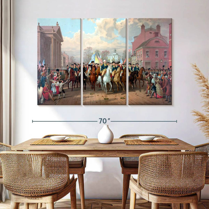 Lelar American History, 42" H x 65" W