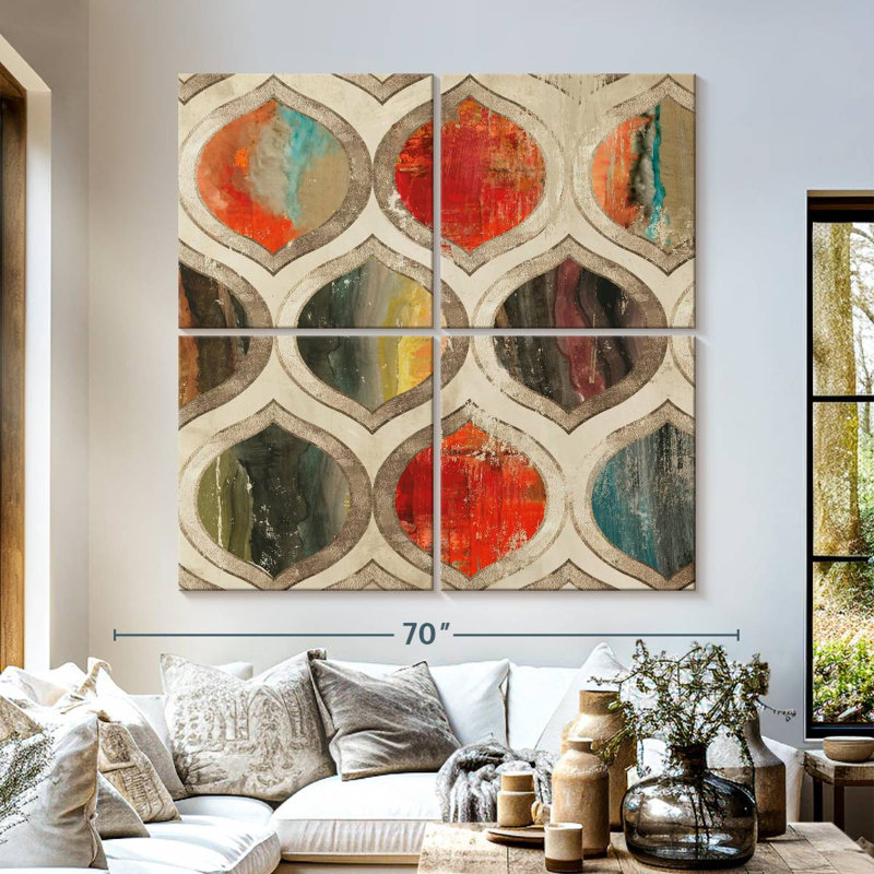 Rustic Solaris, 57" H x 57" W
