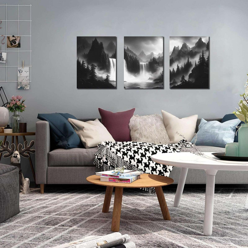 3 Piece Wrapped Canvas Wall Art