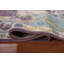 Tapis indien mauve à motif floral Oushak 9 x 12
