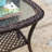 Dawna Premium All-Weather Wicker 2 - Person Patio Conversation Set with Cushions