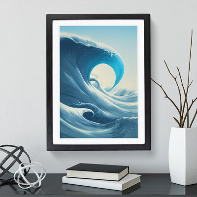 Crashing Ocean Waves - Single Picture Frame Print