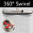 13'' High Pressure Rain Shower Head, 5 Spray Modes Shower Head With Adjustable Swivel Ball Joint-124399405