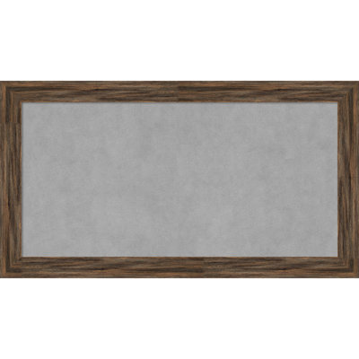 Tableau magnétique à cadre étroit Regis Barnwood Mocha