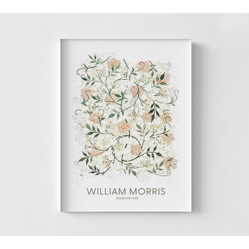 «Jasmine» par William Morris, impression d'affiche à motif floral, idée de cadeau de motif floral, grande affiche de jasmin, délicate décoration florale encadrée
