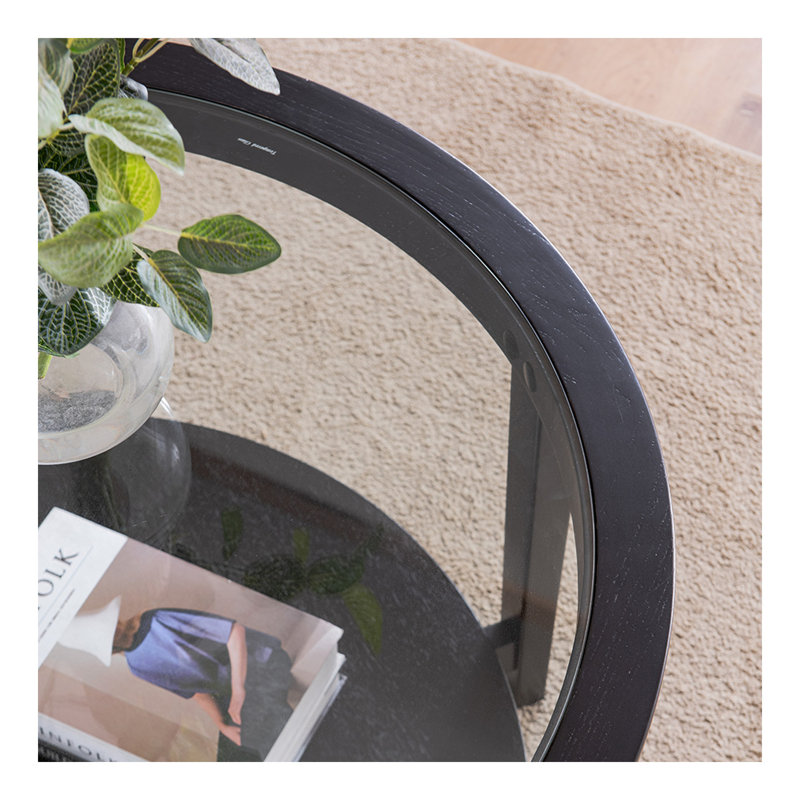 Coffee Table with Storage Living Room Table Round Coffee Table Glass Coffee Table