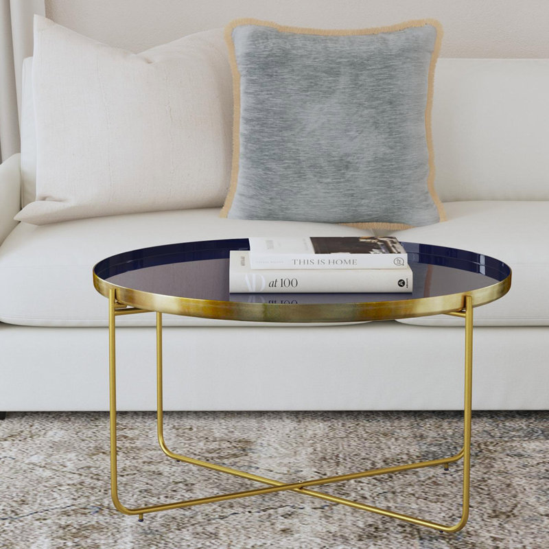 Table basse Jasmine, Bleu