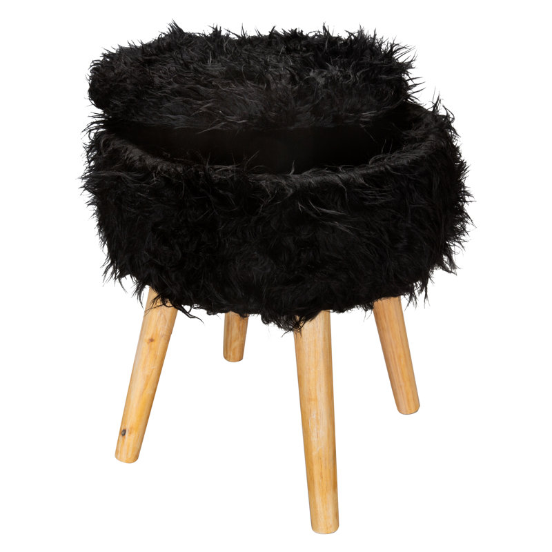 Repose-pieds avec rangement Neu Home, Noir