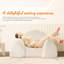 Upholstered Sherpa Convertible Chair