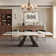Joceline 78.74'' to 110.23” Extendable Rectangular Sintered Stone Dining Table Seat 10-12