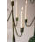  Green Patina Metal Candelabras Set of 2 -27" Tall Rustic Candle Holders