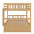 Space-Saving Wood Bunk Bed Featuring A Trundle And Convertible Design-77158135