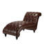 Chaise longue capitonnée en similicuir sans accoudoirs-62150225