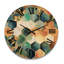 Horloge murale surdimensionnée en bois Hexagone III Colorfull-19942427