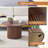 Round Coffee Table With Sturdy Base