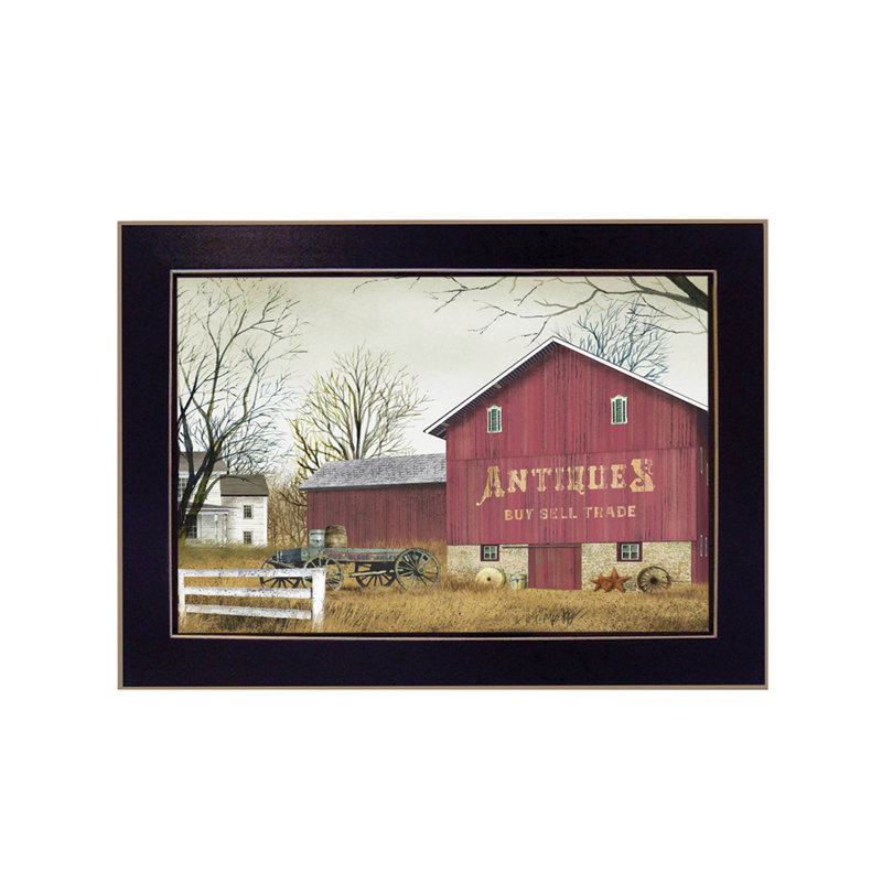«Antique Barn» par Billy Jacobs, reproduction d'art mural, affiche prête à accrocher, H 10 po x l 14 po x P 1 po