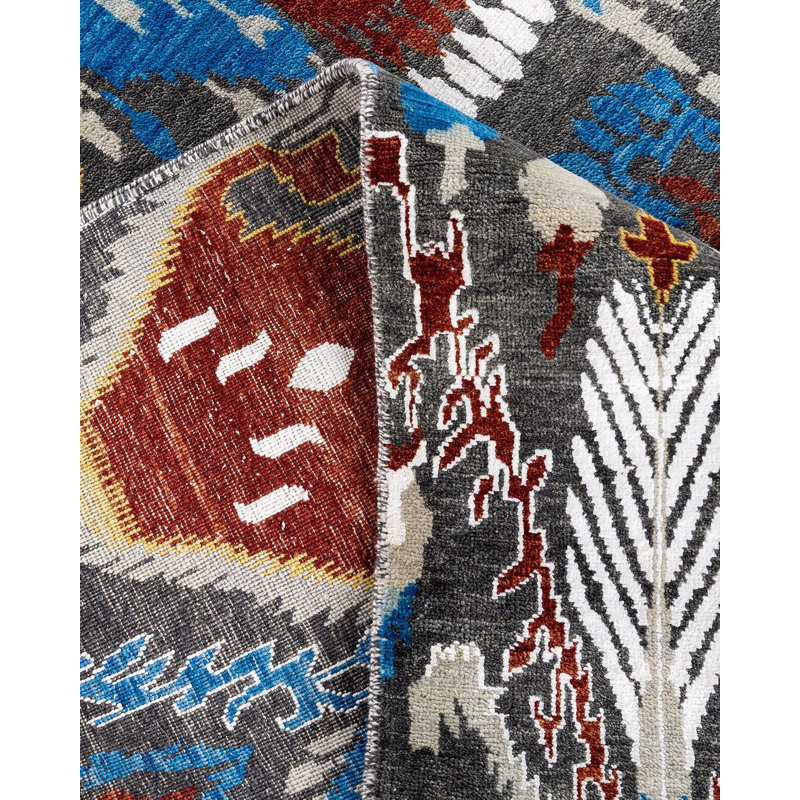 Overdyed One-of-a-Kind 9' 0" X 12' 0" Hand Knotted Area Rug