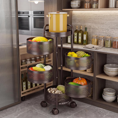 34cm W Steel Storage Rack