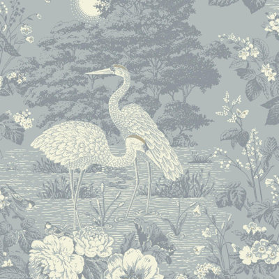  Blue Plain Paste The Wall Wallpaper 742