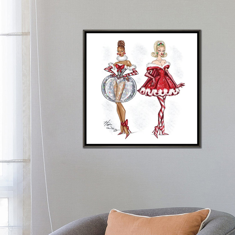 Festive Glamour 2025 - HWI576, Wrapped Canvas, Ne s’applique pas, H 12 po x l 12 po