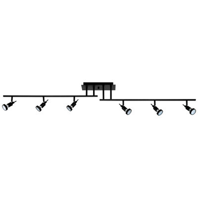 62'' 6 -Light Fixed Track Track Kit with Dimmable