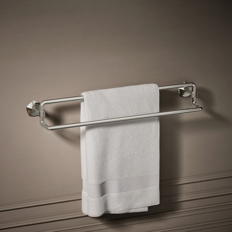 Occasion 24 In. Double Towel Bar, Polished Nickel