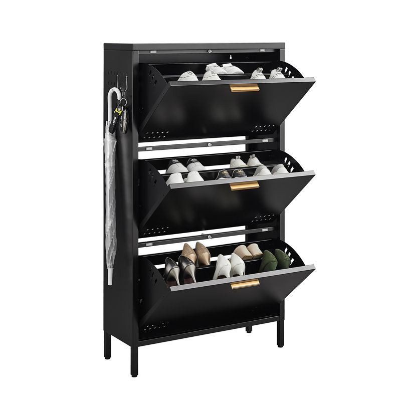 Armoire à chaussures inclinable Classic Classic, Noir