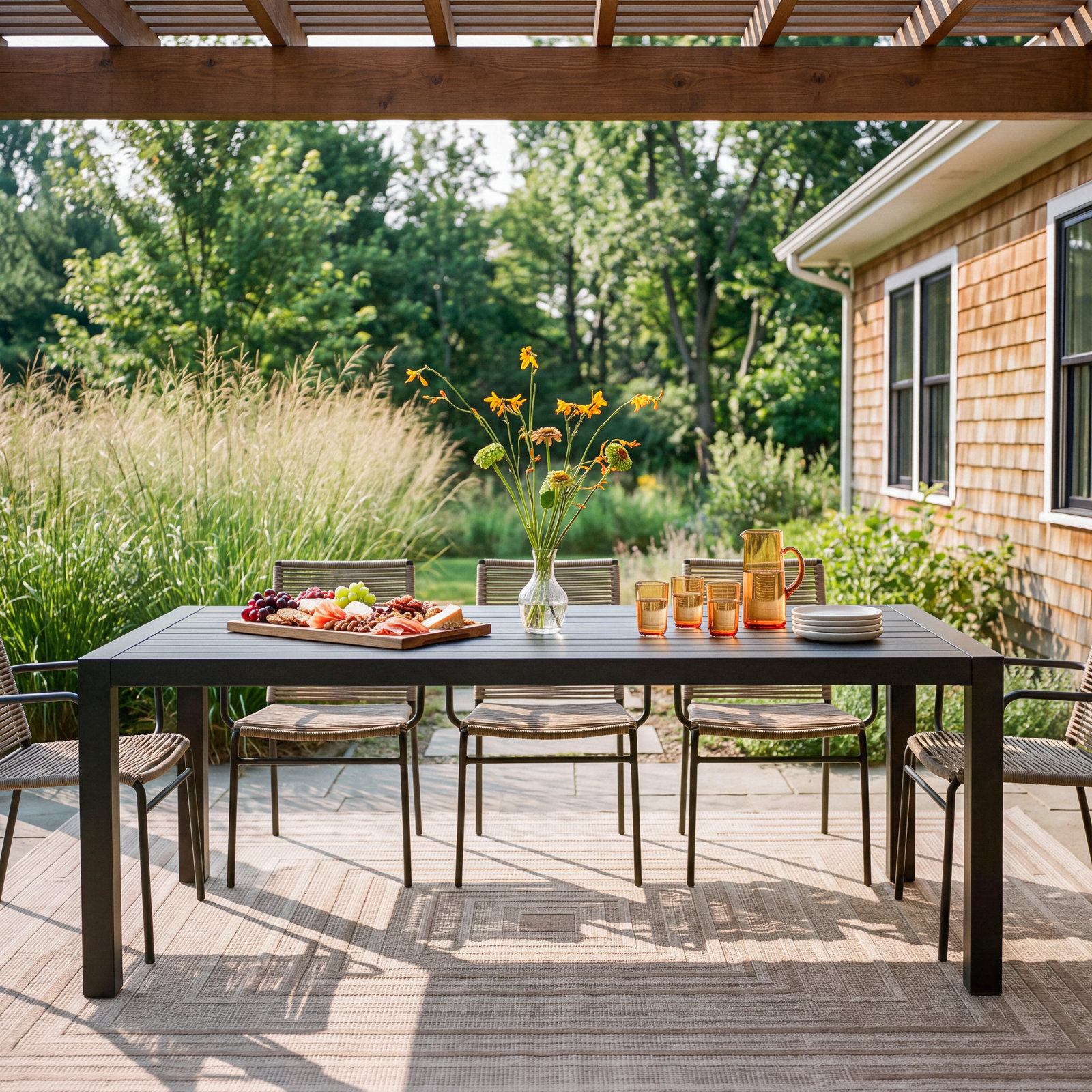 Amelle 70" Patio Dining Table