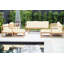 Venice Teak 8 Piece Deep Seating Group With Coffee Table-1330617651