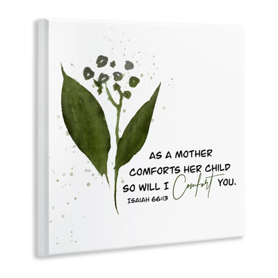 Plaque murale Proverbe et fleur abstraite, design par Amber Clarkson
