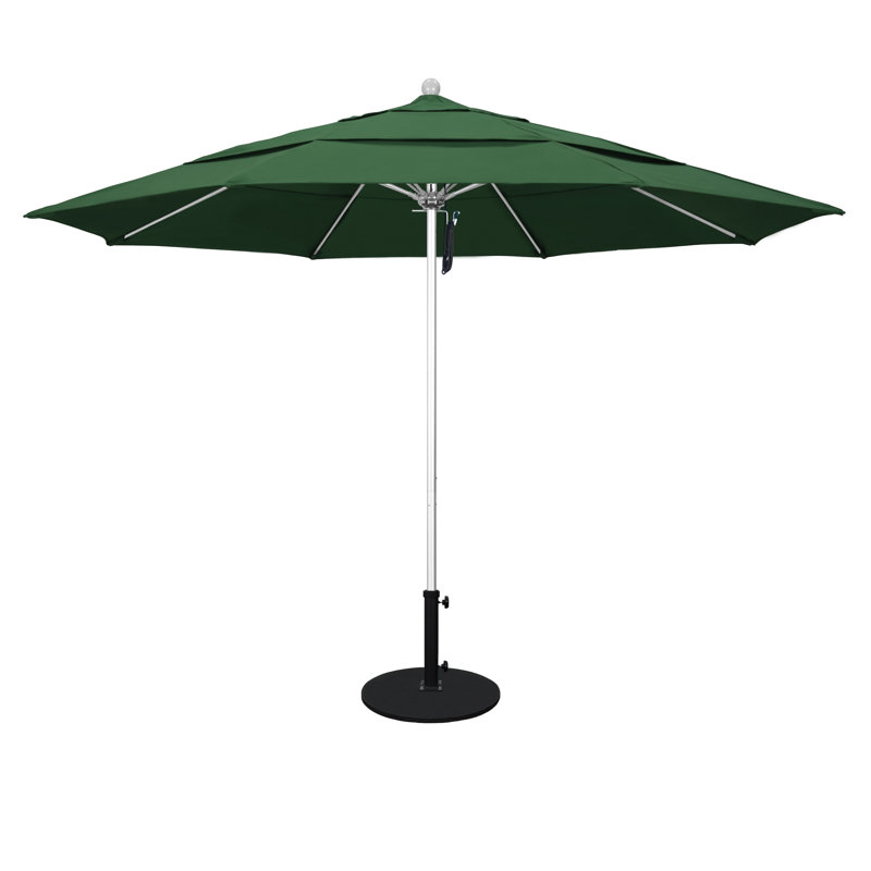 Parasol de marché 11 pi Hibo, Performance vert forêt