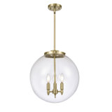 Luminaire suspendu sphère 3 lumières Beacon