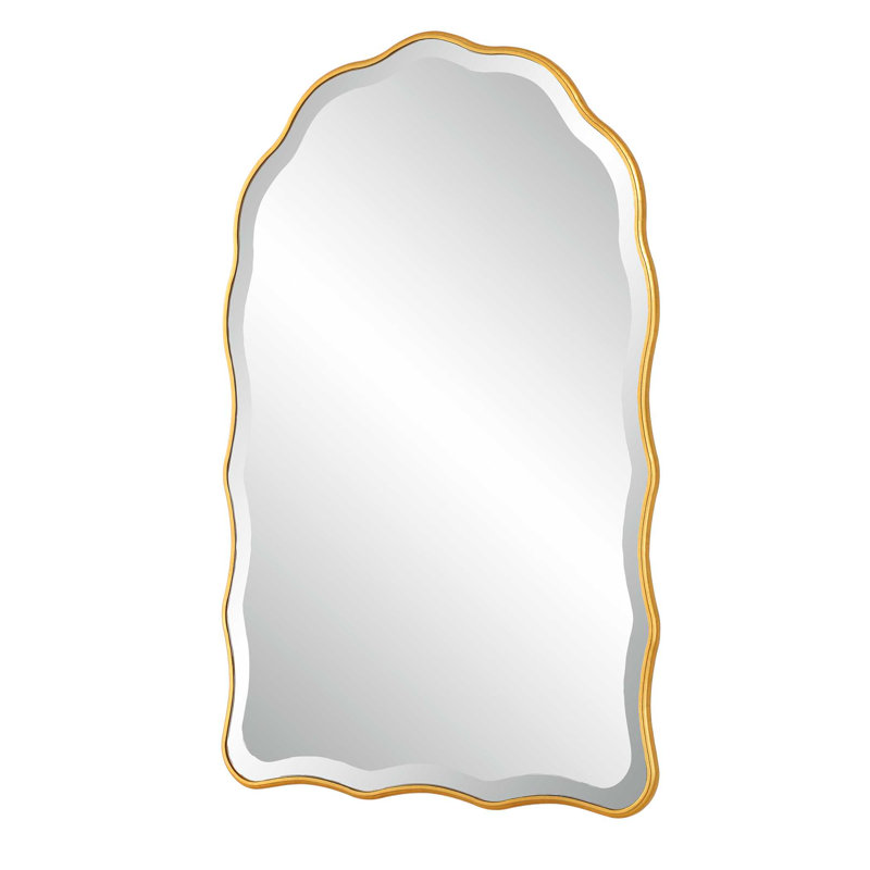 Miroir Katerina, 36" H X 24" W, Doré, Festonné