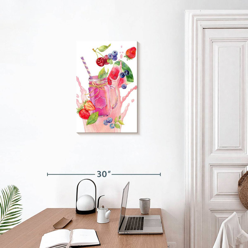 Yarlin Smoothie Splash, 24" H x 16" W
