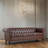 Husani Faux Leather Rolled Arms Chesterfield Sofa-1267555992-1241485068