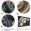 «Hidevale Gold and Turquoise Fractal Spiral III», reproduction sur toile-87372733-87372734