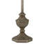 Lampe en étain brossé 33 po Thomasson
