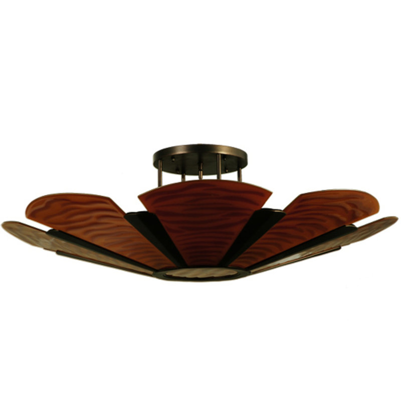 Metro Fusion 6 - Light Semi Flush Mount