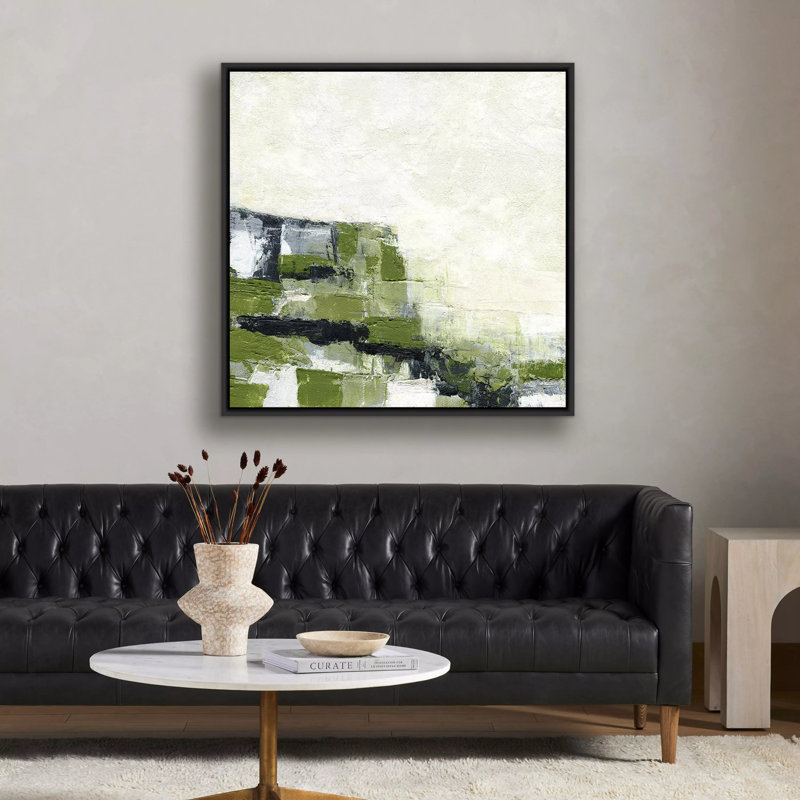 Envision Painting by Melanie Biehle, 40" H x 40" W, Black Maple Framed