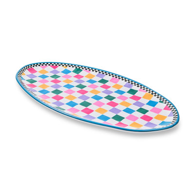 Jamboree Melamine Oval Platter
