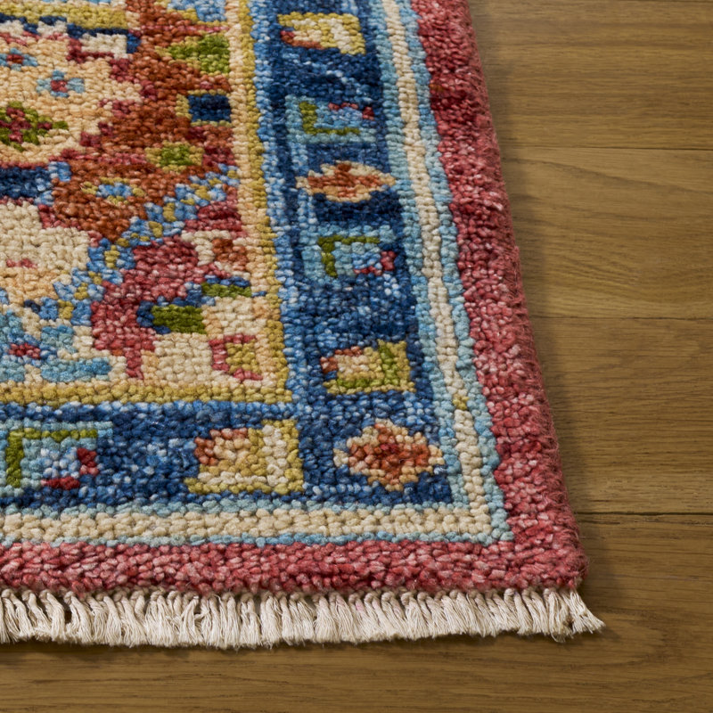 Samarkand 123 Area Rug In Blue / Red, Rectangle 10' x 14'