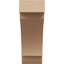 Attelle de genou en faux bois de cèdre brut Timberthane, l 5 po x P 10 po x H 14 po, brun clair apprêté-88135284