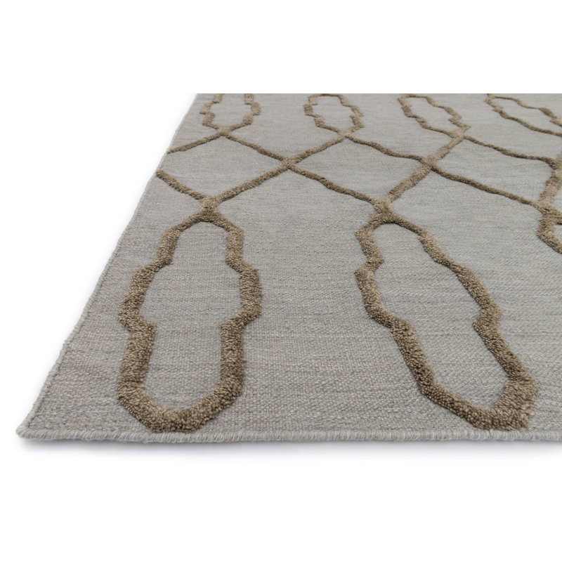 Tapis ardoise fait à la main Mazur, Rectangle 3 pi 6 po x 5 pi 6 po