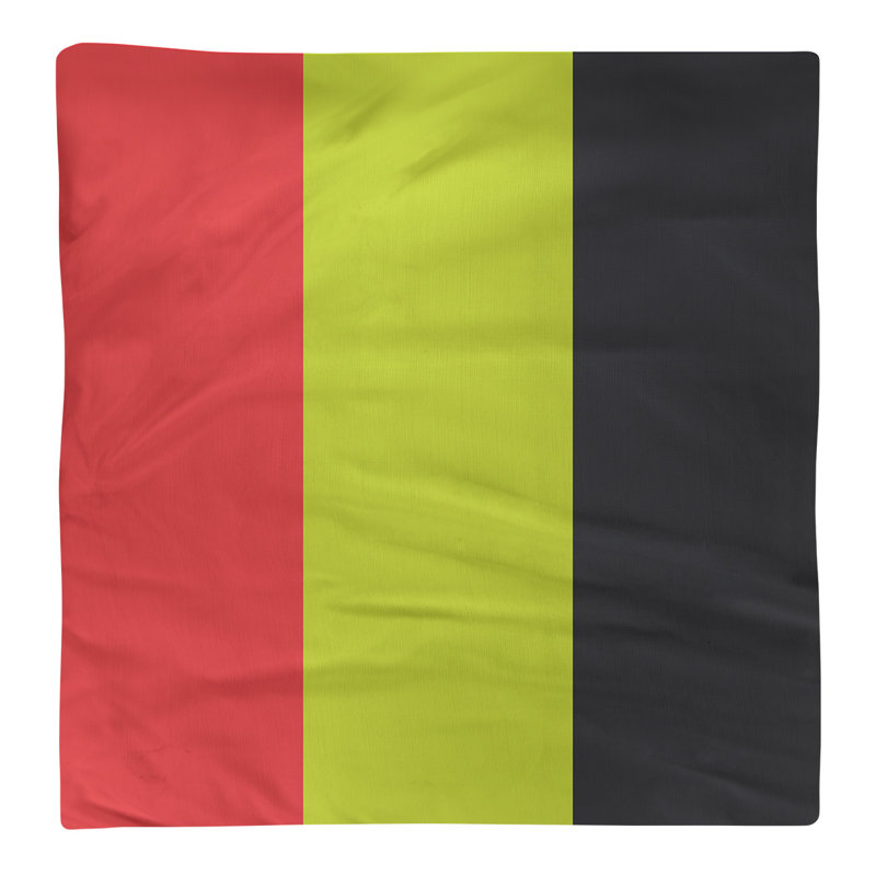 Serviette pour dîner de basket Atlanta, l 22 po x L 22 po, Rouge torche / vert volt / gris anthracite, Polyester