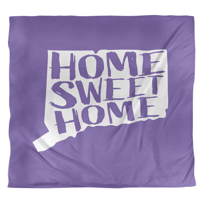 Housse de couette connecticut doux, Microfibre, Housse de couette pour grand lit, Mauve