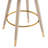 COOLMORE Counter Height Bar Stools Set Of 2 For Kitchen Counter Solid Wood Legs With A Fixed Height Of 360 Degrees-1076251229
