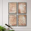 Toile encadrée de qualité supérieure «Wood Grain Suminagashi I» - prête à être accrochée-18507465-18507464