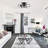 21" Dimmable Caged Ceiling Fan With 3CCT LED Lights And Remote Control