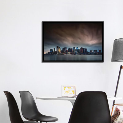 " Boston Skyline " by Miki Joven